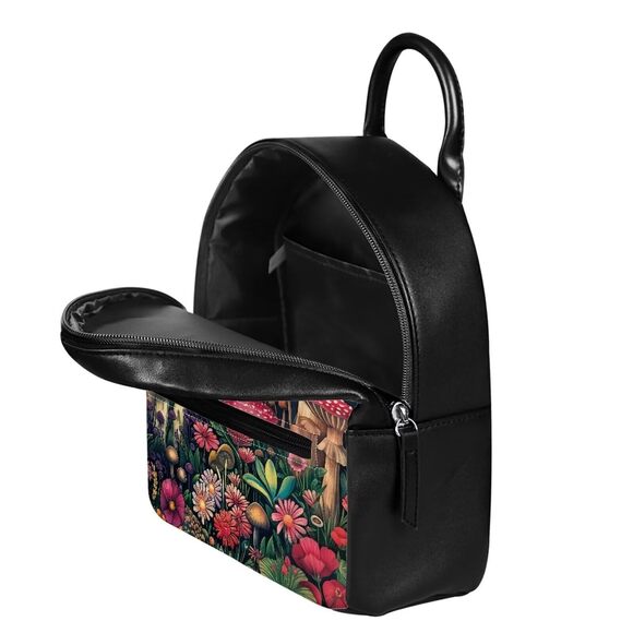 3135 Mushroom Small Backpack Purse Girls Cute Mini Backpack Stylish main image 6